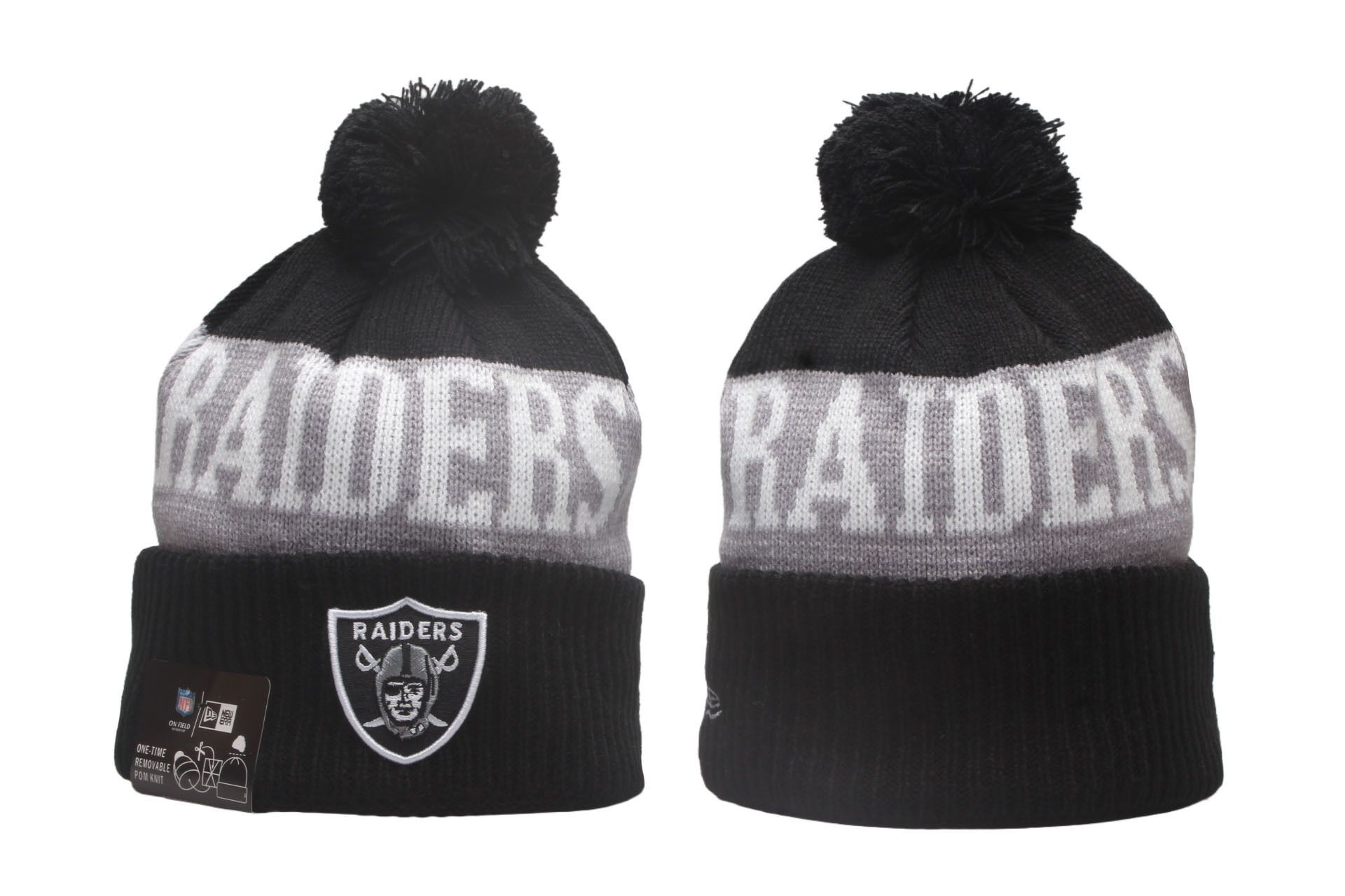 2025 NFL Oakland Raiders Hat beanie style 01